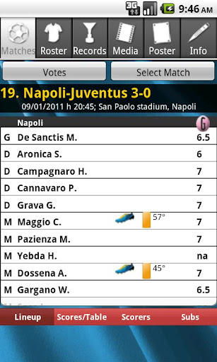 【免費運動App】Unforgettable Napoli 2010/2011-APP點子