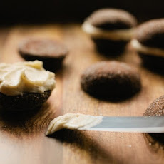 Brown Butter Ginger Cookies with Mascarpone Cream