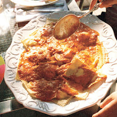 Cheese Ravioli with Fresh Tomato Sauce