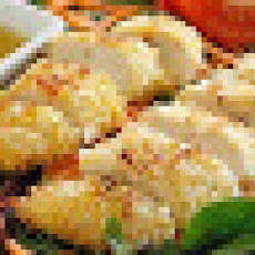 Coconut Chicken Salad with Warm Honey Mustard Vinaigrette