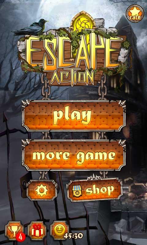 Android application Escape Action screenshort