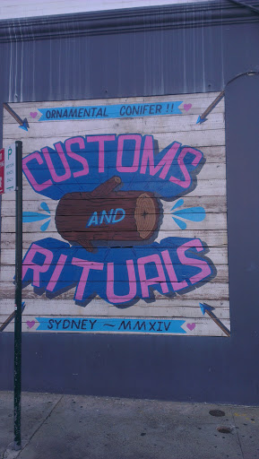 Customs and Rituals Graffiti