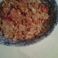 Apple, Pear and Pinenut Crisp