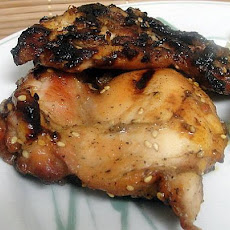 Nif's Honey Grilled Chicken Thighs