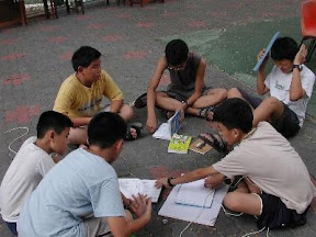 Knotting Session (Hawk Patrol)