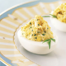 Crab-Stuffed Deviled Eggs