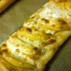Fennel, Pear and Smoked Mozzarella Tart
