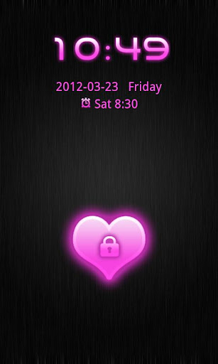 Go Locker Theme Pink Glow Pro