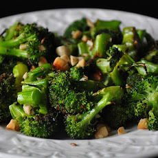 Roasted Broccoli with Cashews, Cumin and Ghee