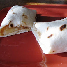 Peanut Butter and Banana Burrito