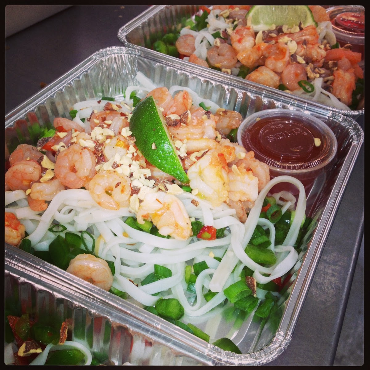 Gluten free shrimp pad thai