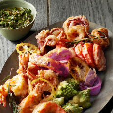 Fritto Misto With Anchovy Dip