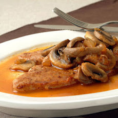 Veal Scallops in Irish Whiskey Sauce