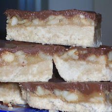 Macadamia Nut Caramel Squares