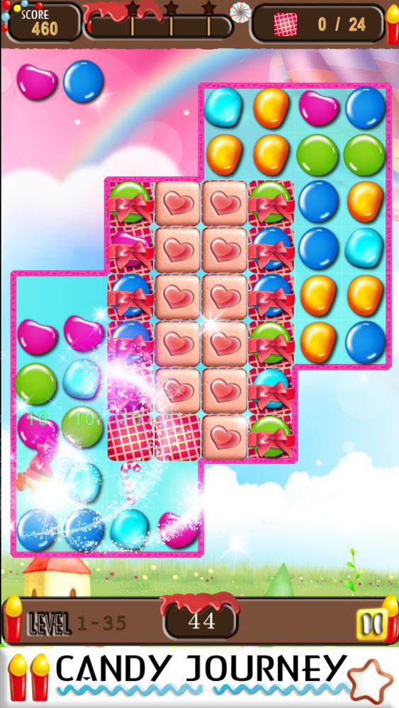 Android application Candy Journey screenshort