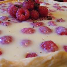 White Chocolate Raspberry Tart