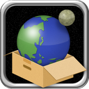Planet simulation mobile app icon