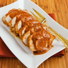 Slow Cooker Recipe for Pork Sirloin Roast with Spicy Peanut Sauce