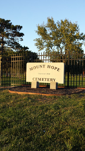 Mount Hope Cemetery SW Sign 