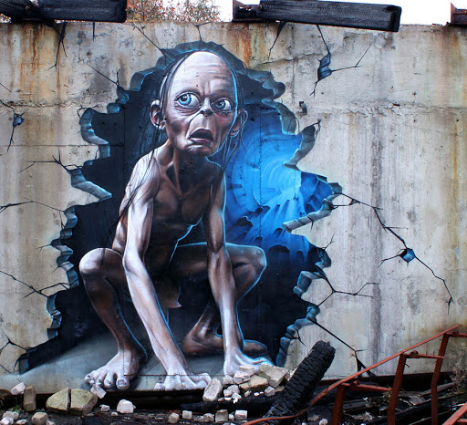 Gollum Graffiti