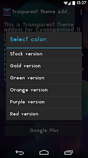 How to mod CM11 Transparent theme Addons 1.0 mod apk for pc
