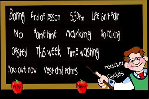 Teacher Cliches Free