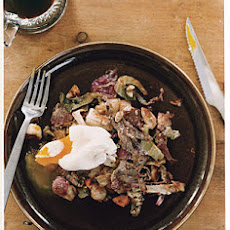 Corned Beef Hash with Poached Eggs