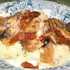 Crock Pot Chicken With Sun-Dried Tomatoes