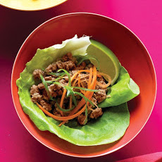 Stir-Fried Turkey in Lettuce Wraps