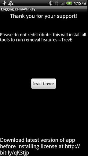 Logging TestApp Pro Key - ROOT