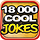 18,000 COOL JOKES mobile app icon