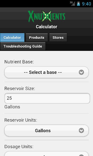 Hydroponics Calculator