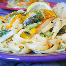 Fettuccine With Fresh Vegetables