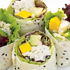 Crab Salad Rolls with Ginger-Plum Sauce