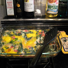 Baked Eggs W/Spinach and Tomatoes