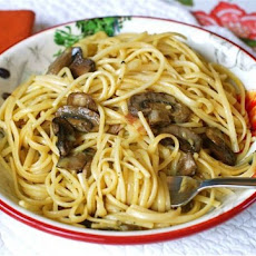 Quick Bacon & Mushroom Carbonara