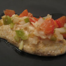 Veggie Topped Tilapia