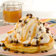 Waffle Cone Sundaes With Hot Salted Caramel