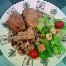 Chicken, Rice, and Grape Pilaf