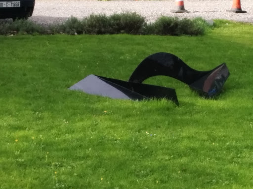 Black Lawn Sculpture