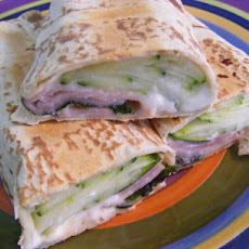 Ricotta, Basil & Ham Wrap (21 Day Wonder Diet: Day 5)