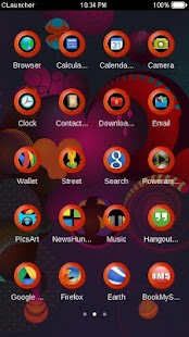 How to install Red Heart C Launcher Theme patch 4.8.6 apk for android