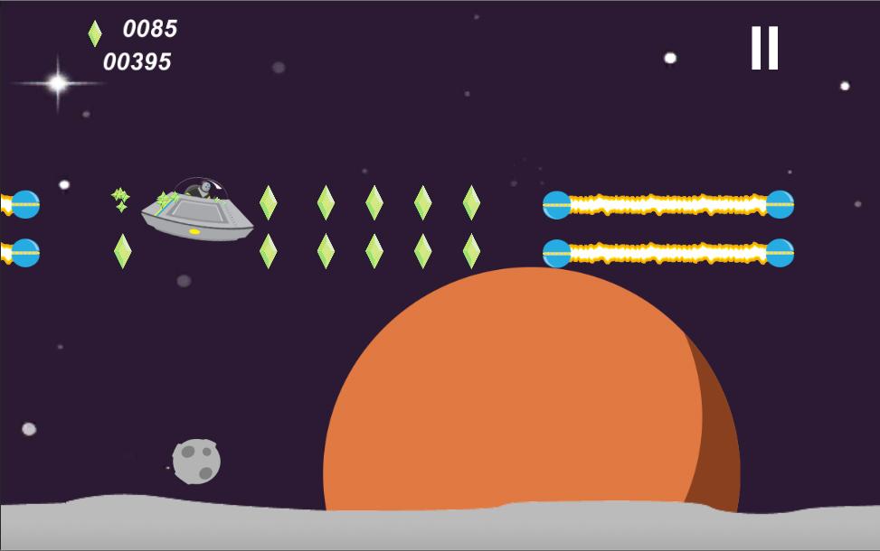 Android application Space Pod Panic screenshort