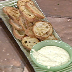 Gaaaahlicky Cod and Potato Spread with Crispy Garlic Toasts