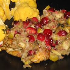 Apple Cranberry Stuffed Pork Chops