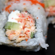 Cream Cheese and Crab Sushi Rolls
