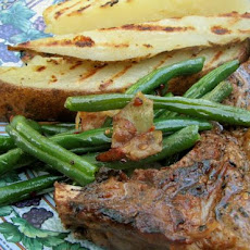 Tender Green Beans with Pancetta