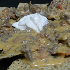 Spicy Cheeseburger Nachos