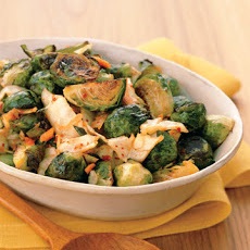 Spicy Roasted Brussels Sprouts