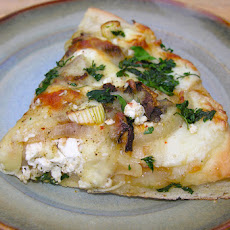 A blonde pizza